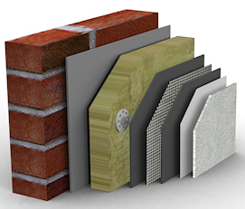 Rock wool panels